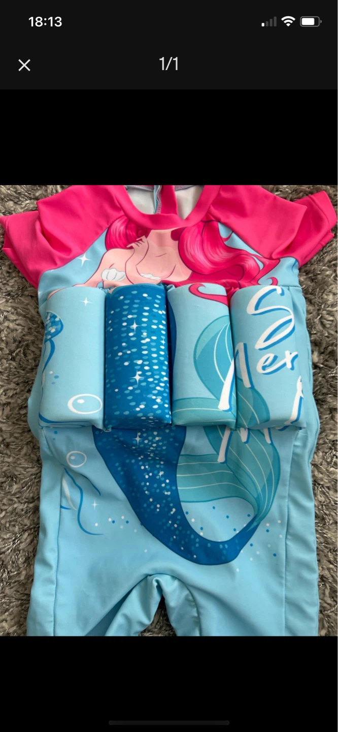Kids Mermaid Swimsuit 3-5Y