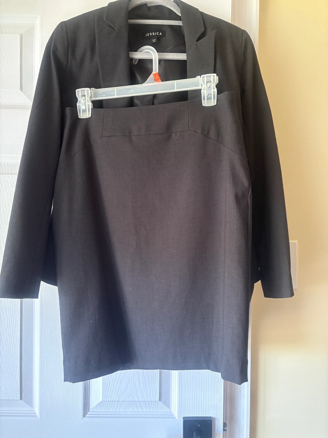 JESSICA Women's Blazer and Skirt Suit - Charcoal Grey - photo 2