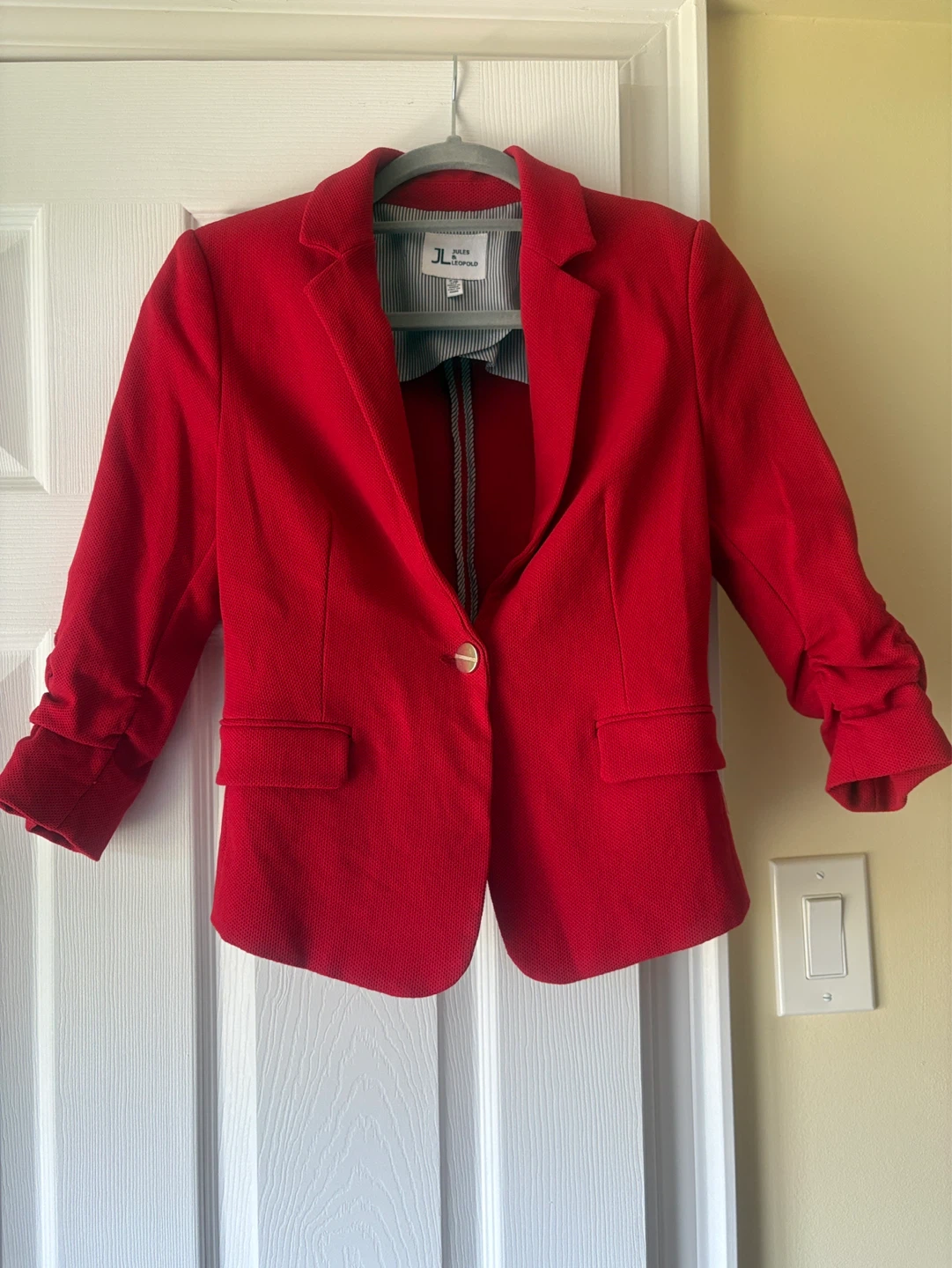 Jules & Leopold Red Blazer