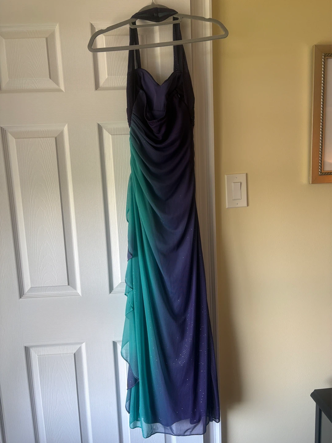 Laura Petites Ombre Halter Gown - Size 0P - photo 4