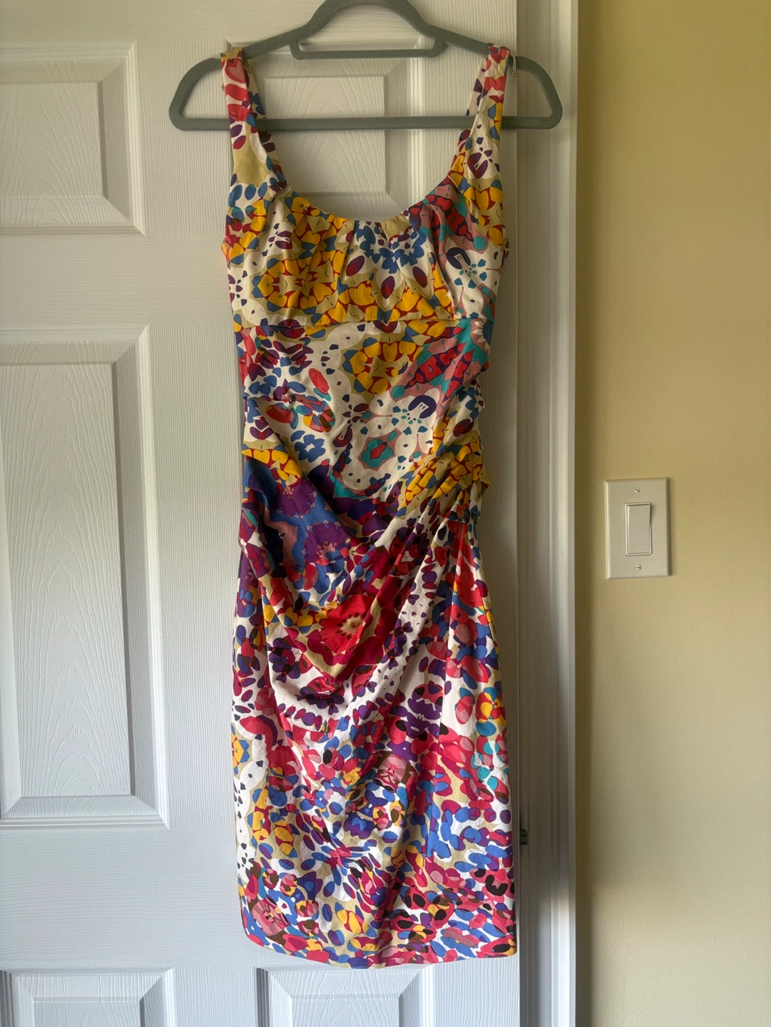 Maggy Boutique by Suzie Chin Ruched Floral Dress Size 4