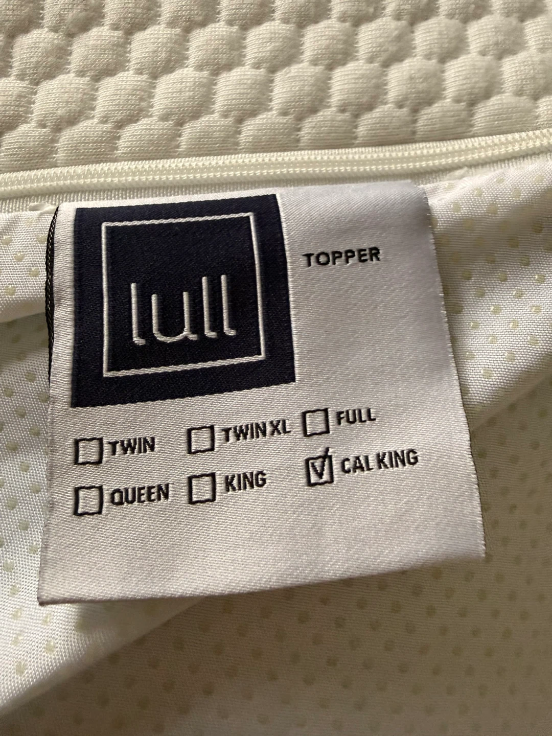 Lull Topper - Cal King