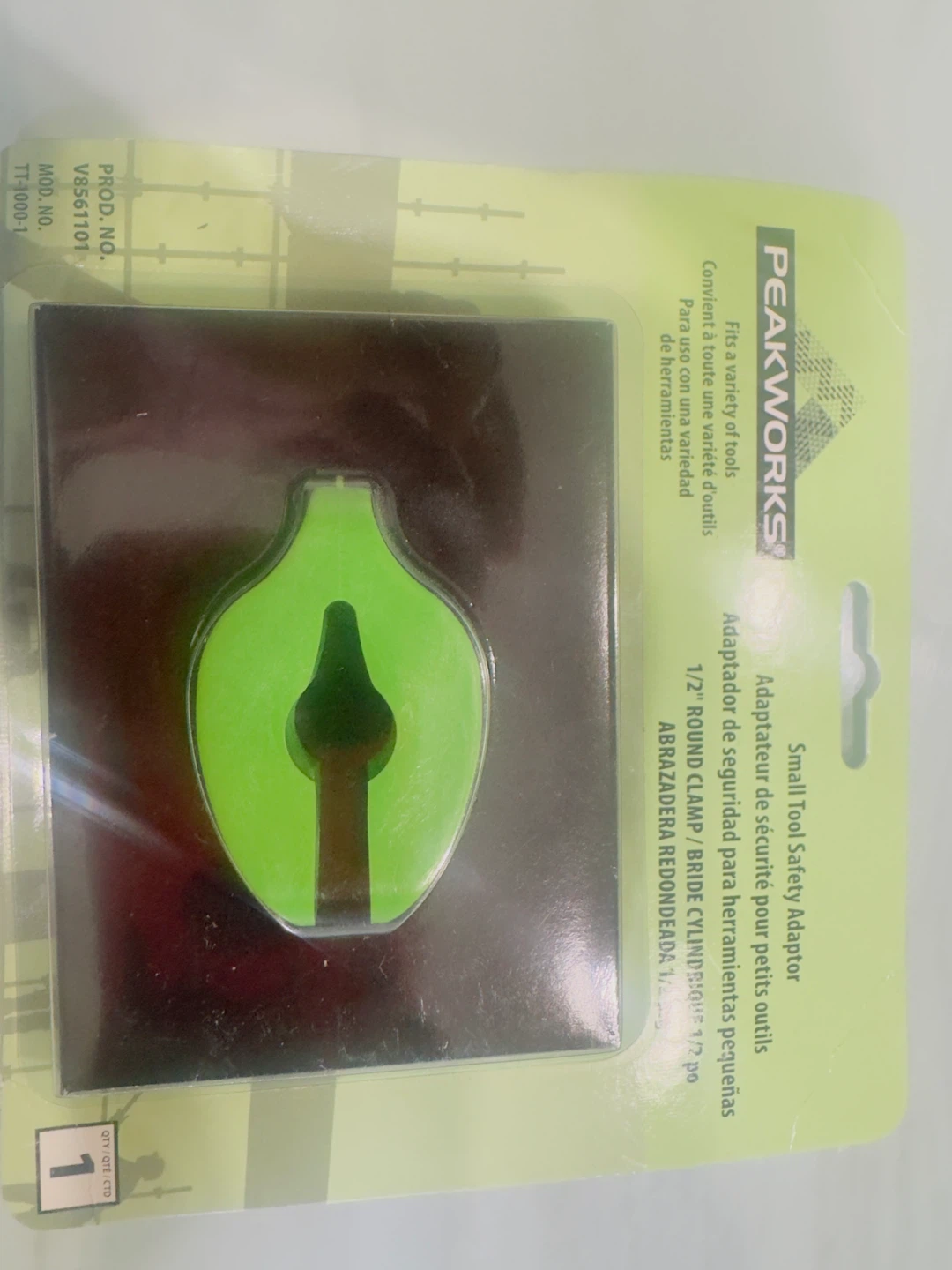 Peakworks Small Tool Safety Adaptor - 1/2" Round Clamp