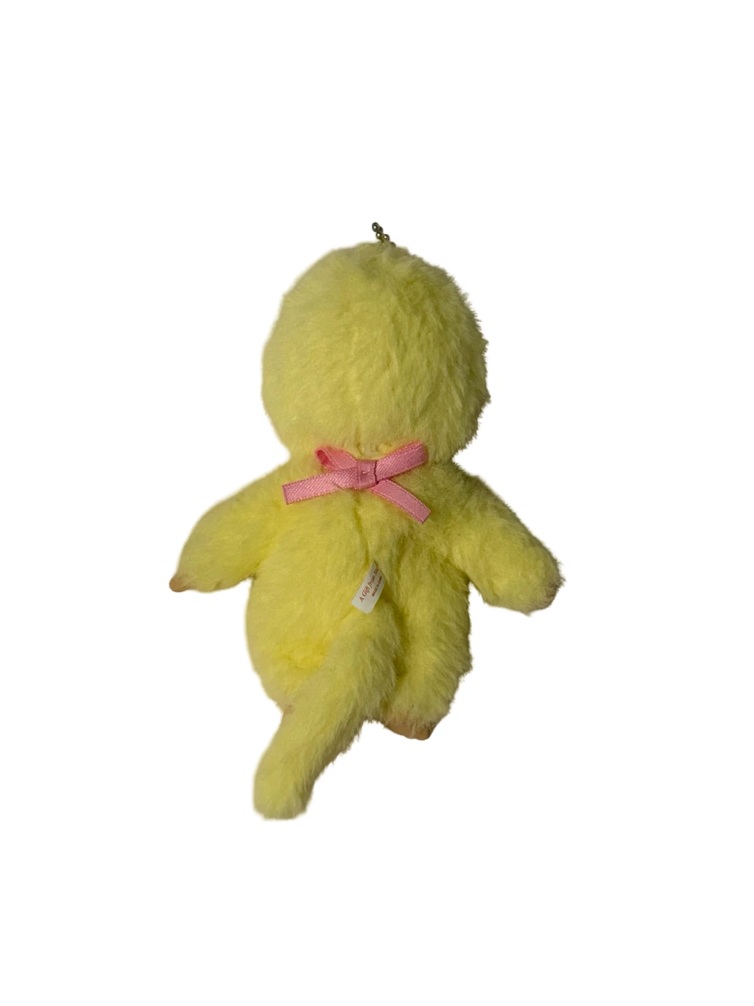 Monchhichi Yellow Plush Keychain - photo 2