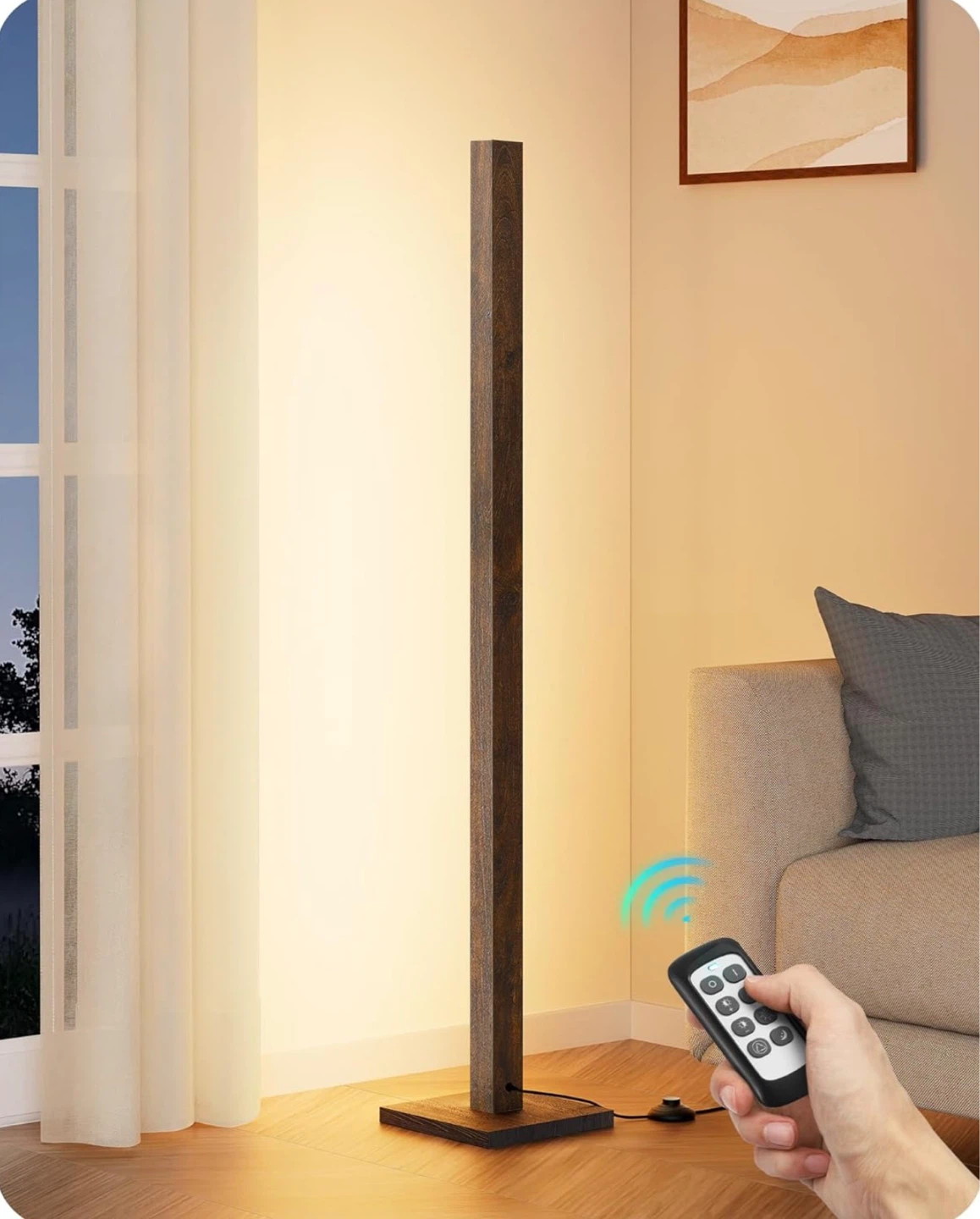 Modern LED Floor Lamp with Remote Control - photo 4