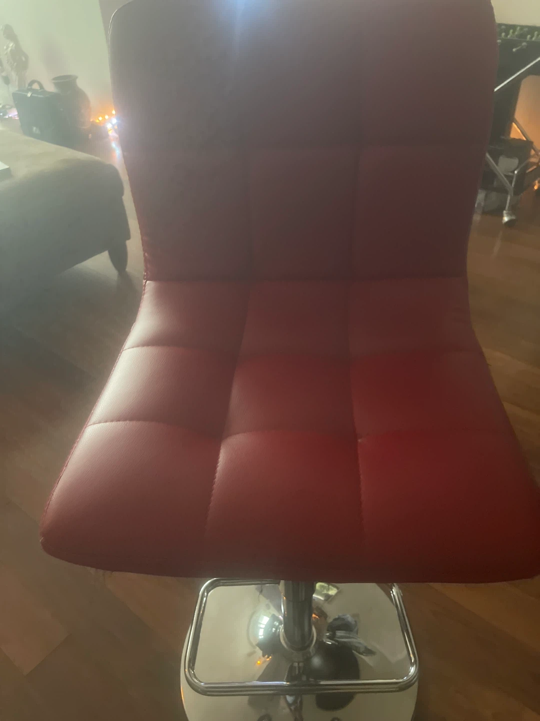 Red Bar Stool