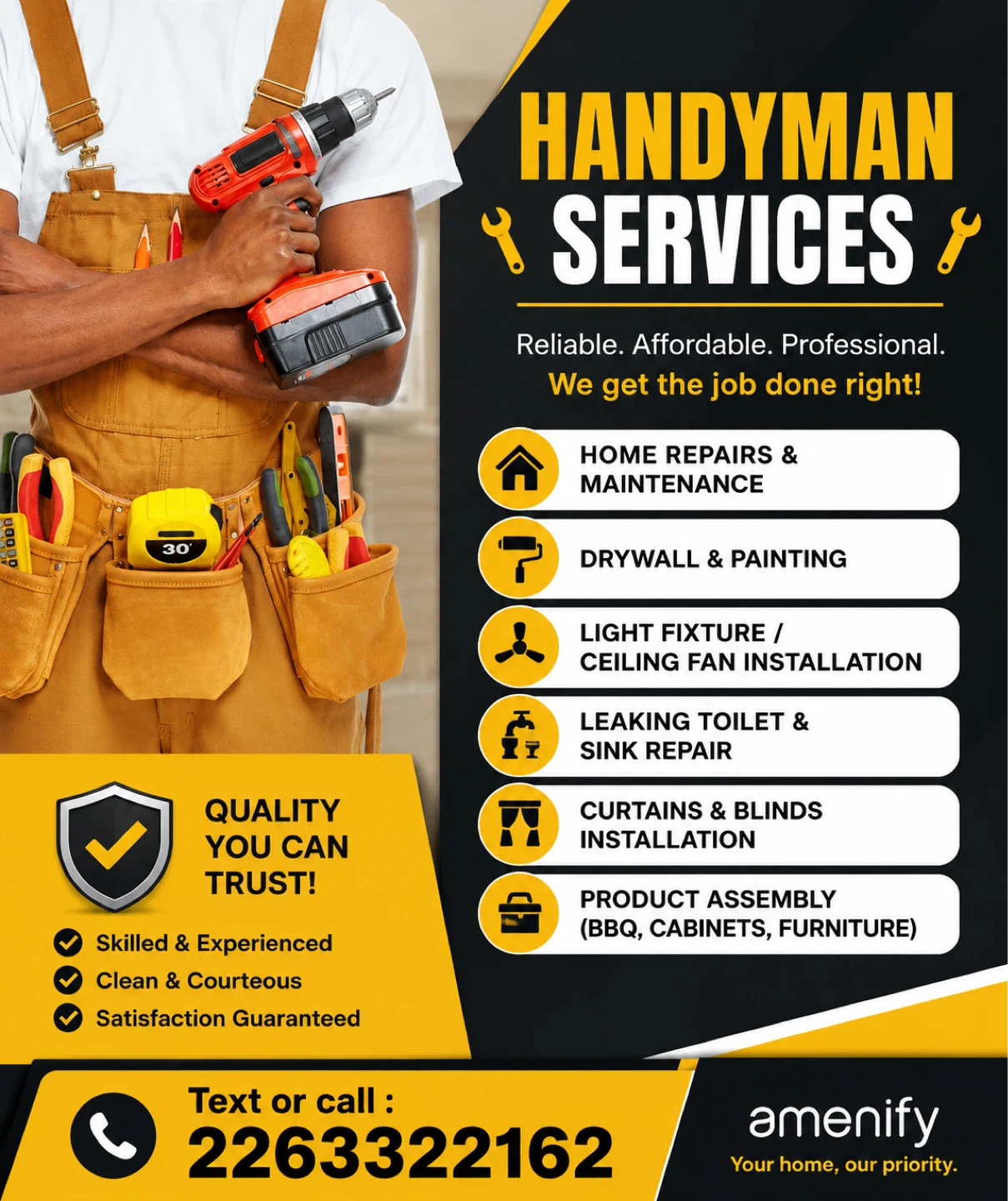 Handyman Services - Home Repairs & Assembly