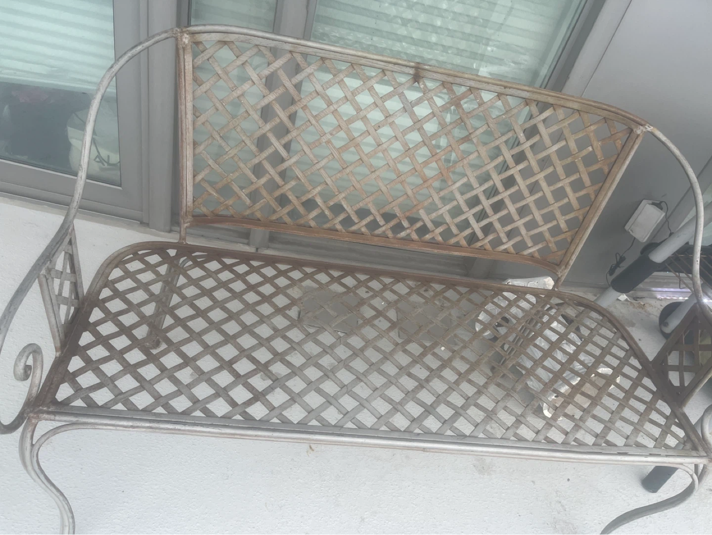 Metal Garden Bench