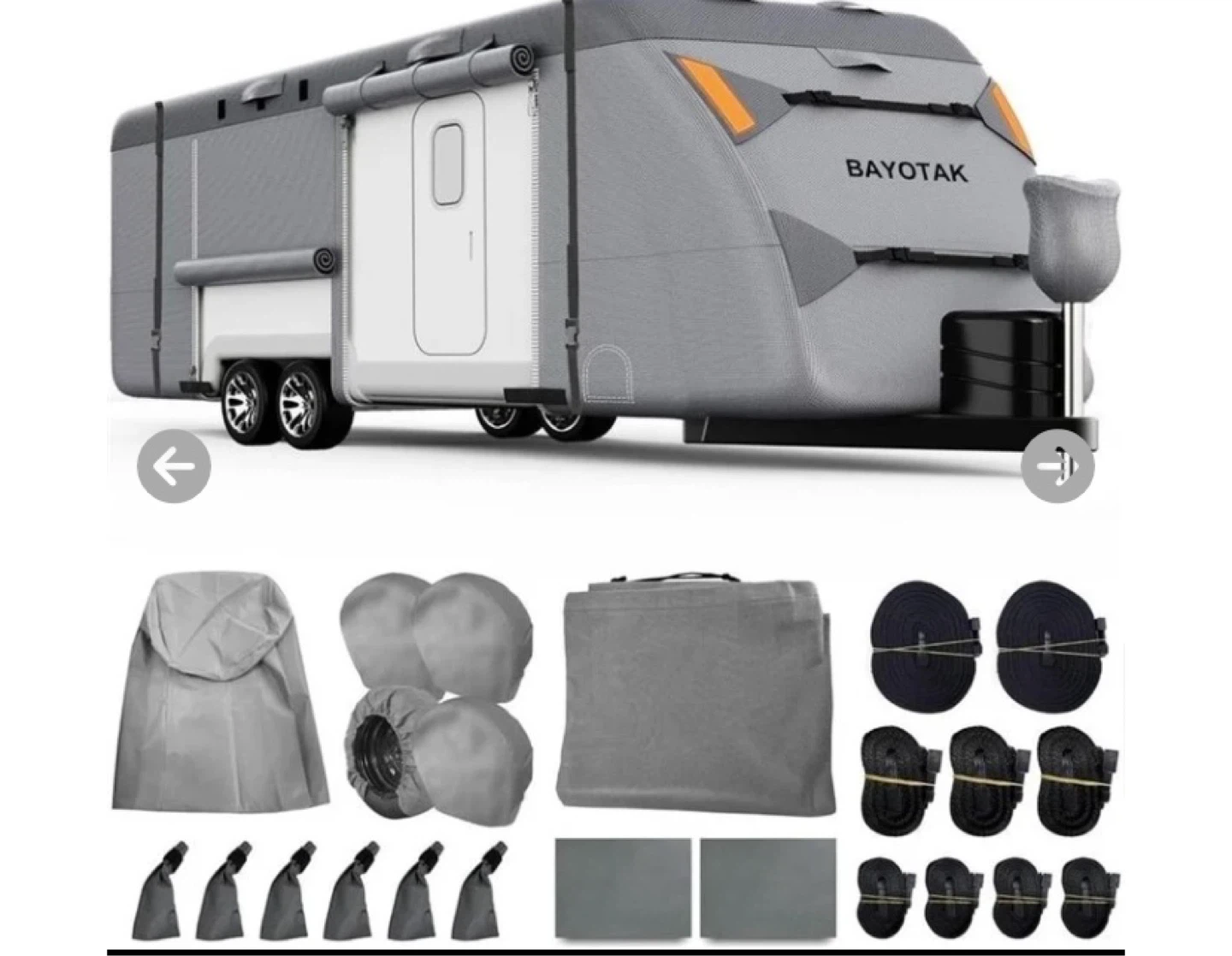 BAYOTAK RV Cover - 20-22 FT