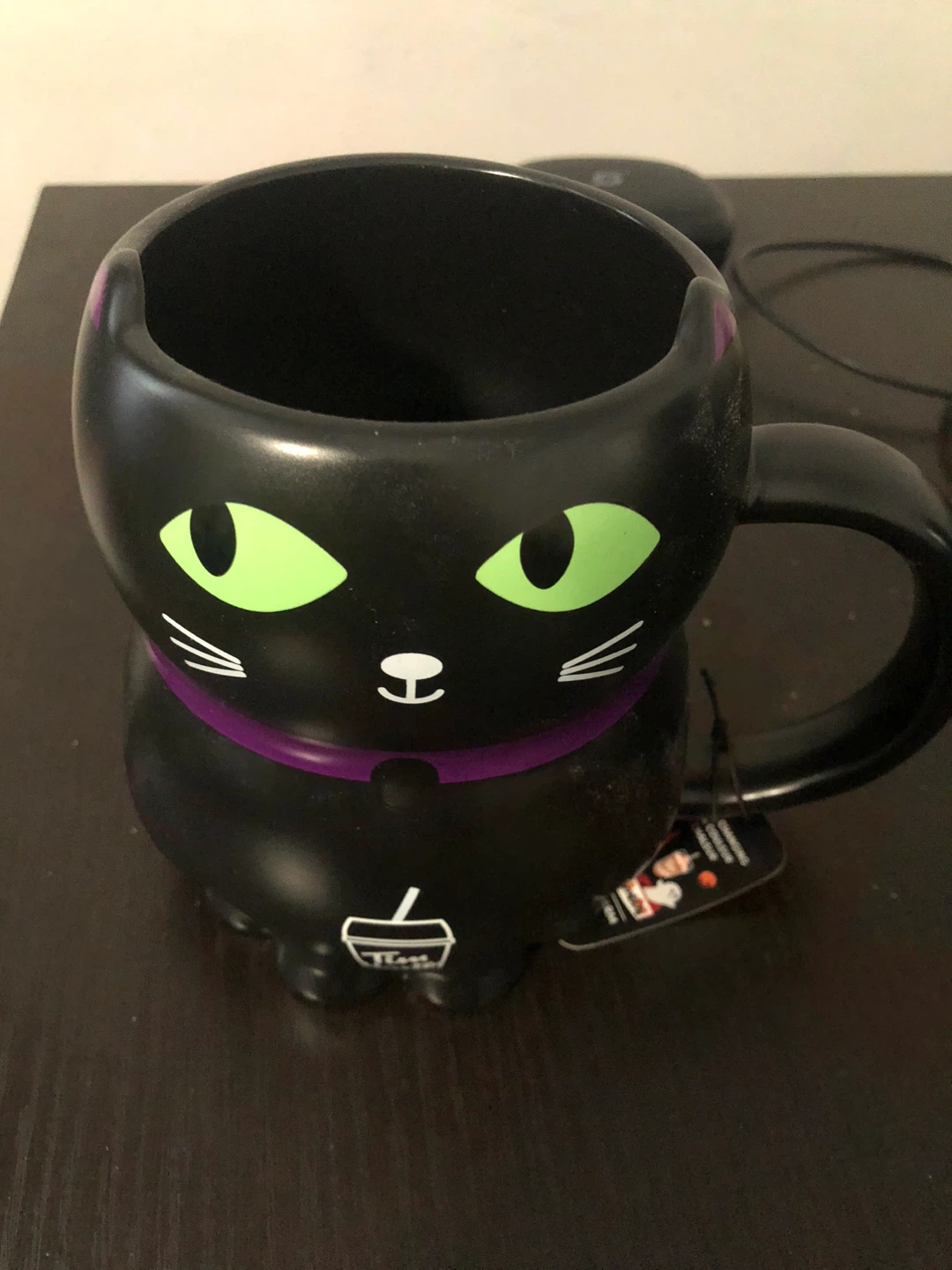 Tim Hortons Black Cat Mug