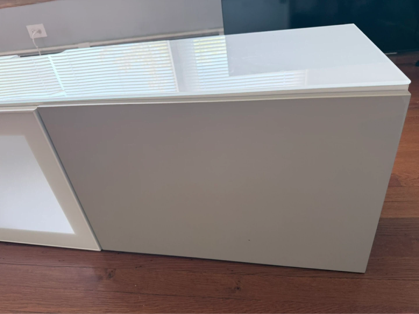 White TV Stand Media Console - photo 5