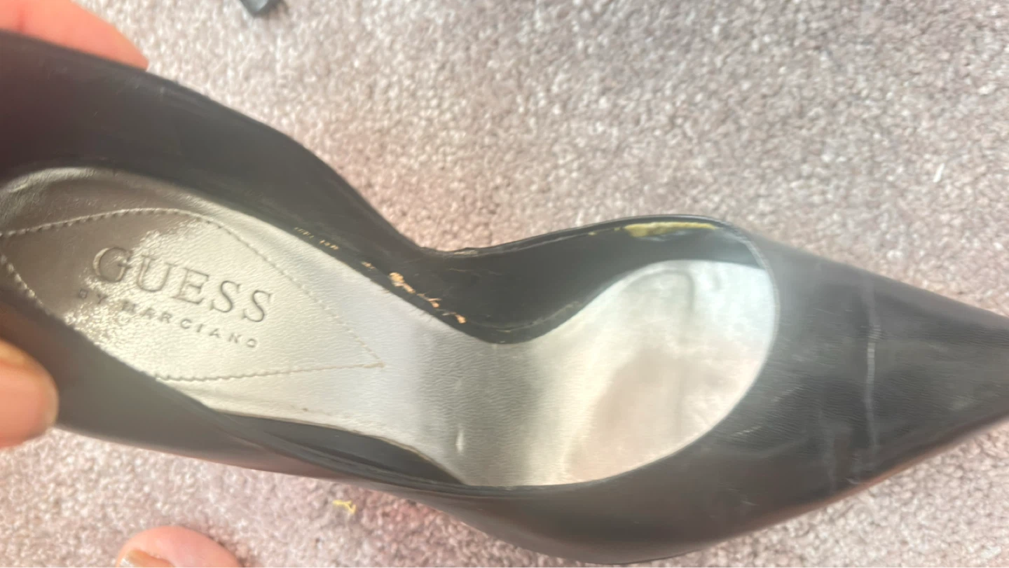Guess by Marciano Black Leather Heels - photo 3