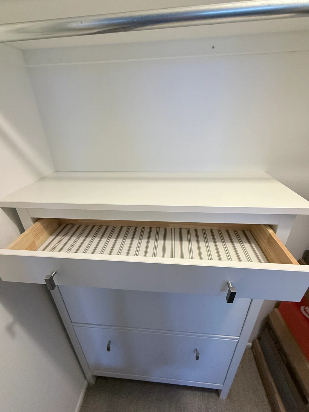 IKEA GULLABERG White Shoe Cabinet 34 5/8x11x48" - photo 4