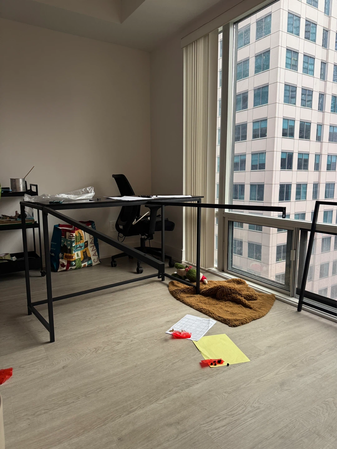 Staples L-Shaped Desk - photo 4