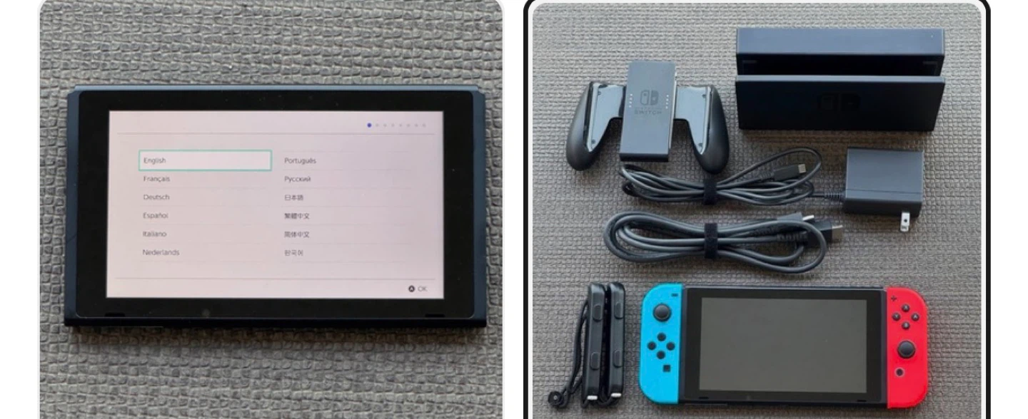 Nintendo Switch Console with Joy-Cons and Accessories - photo 2