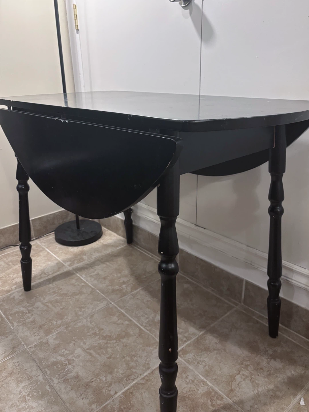 Painted Drop Leaf Dining Table - photo 3