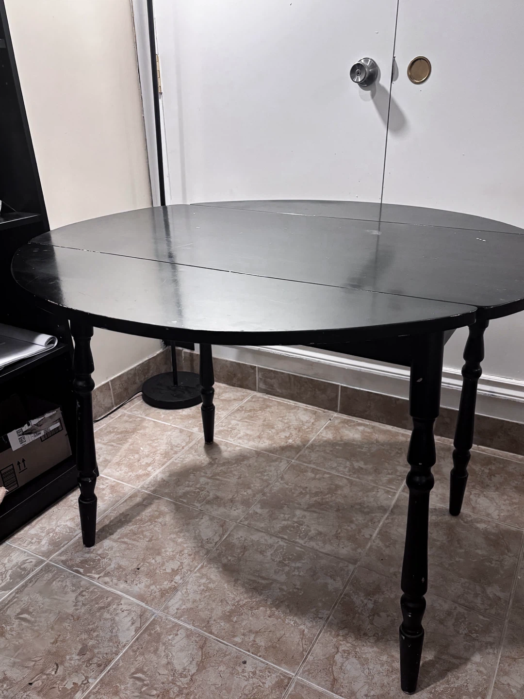 Painted Drop Leaf Dining Table - photo 2