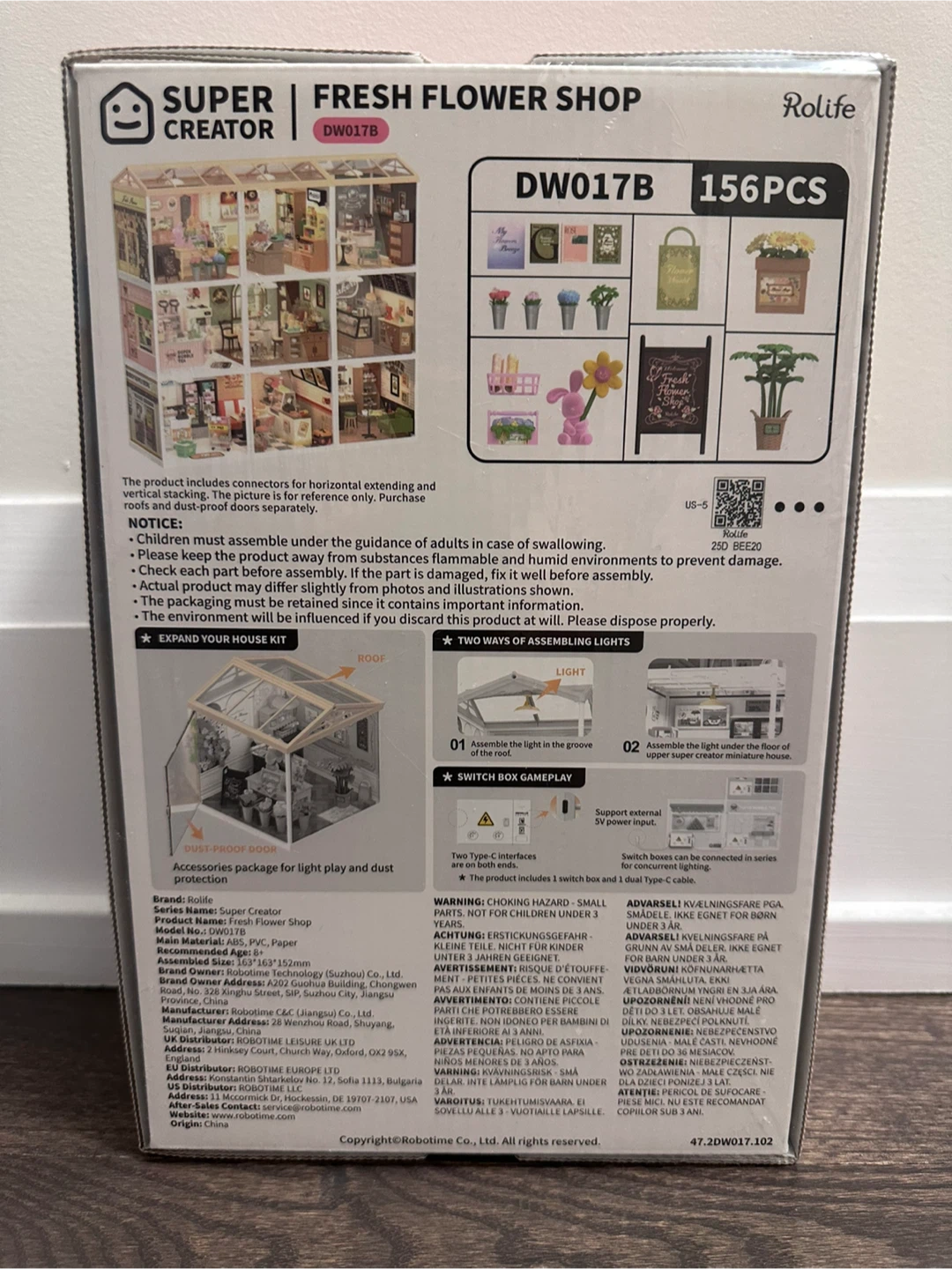 Rolife Super Creator Fresh Flower Shop DIY Kit DW017B - photo 2