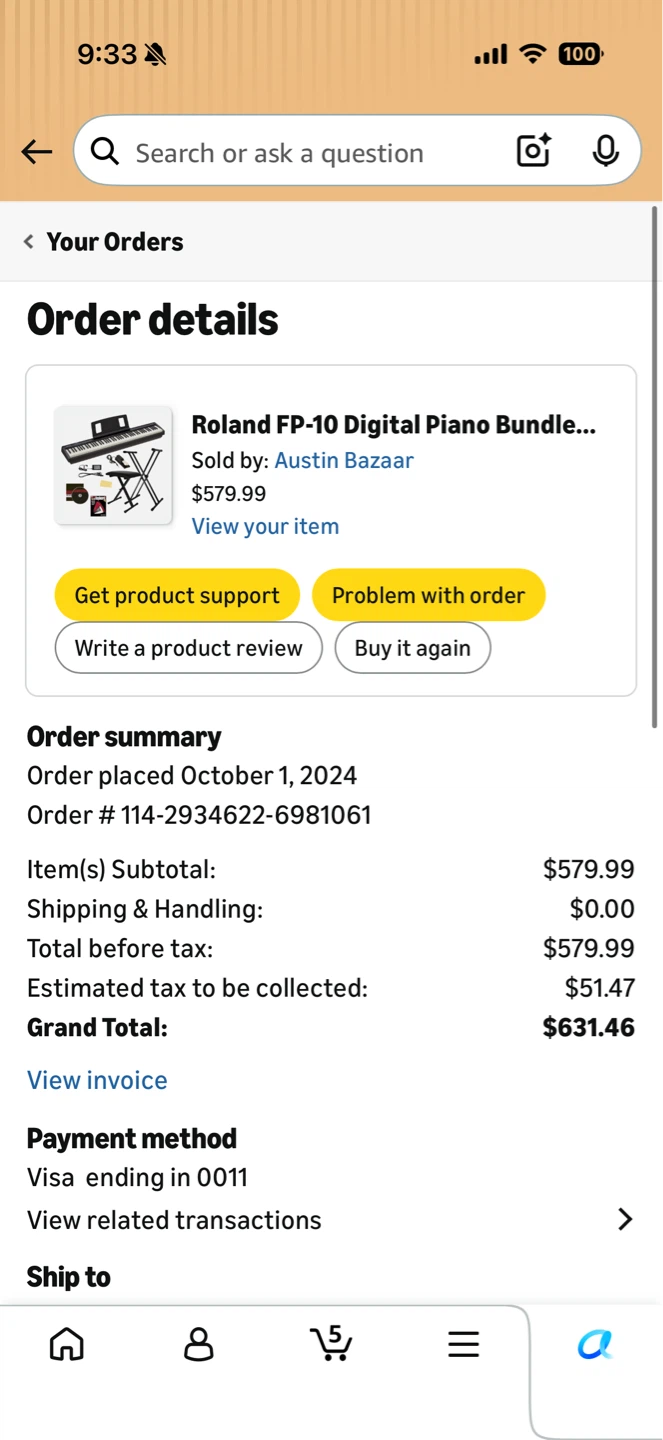 Roland FP-10 88-Key Digital Piano - photo 4