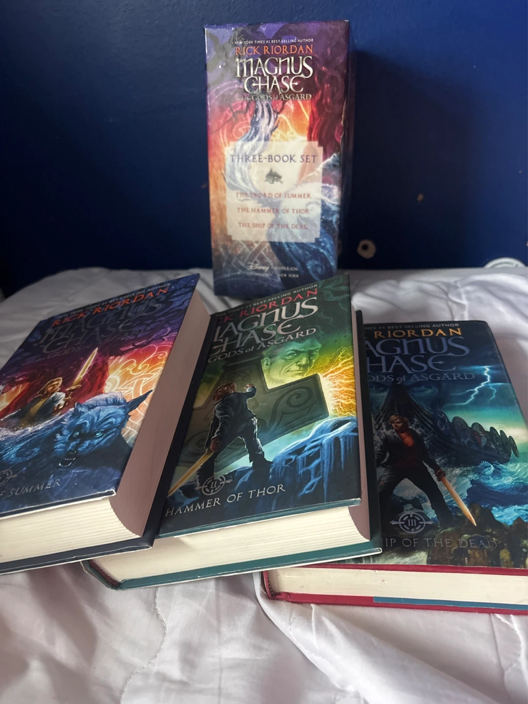 Magnus Chase Hardcover 3-Book Set by Rick Riordan