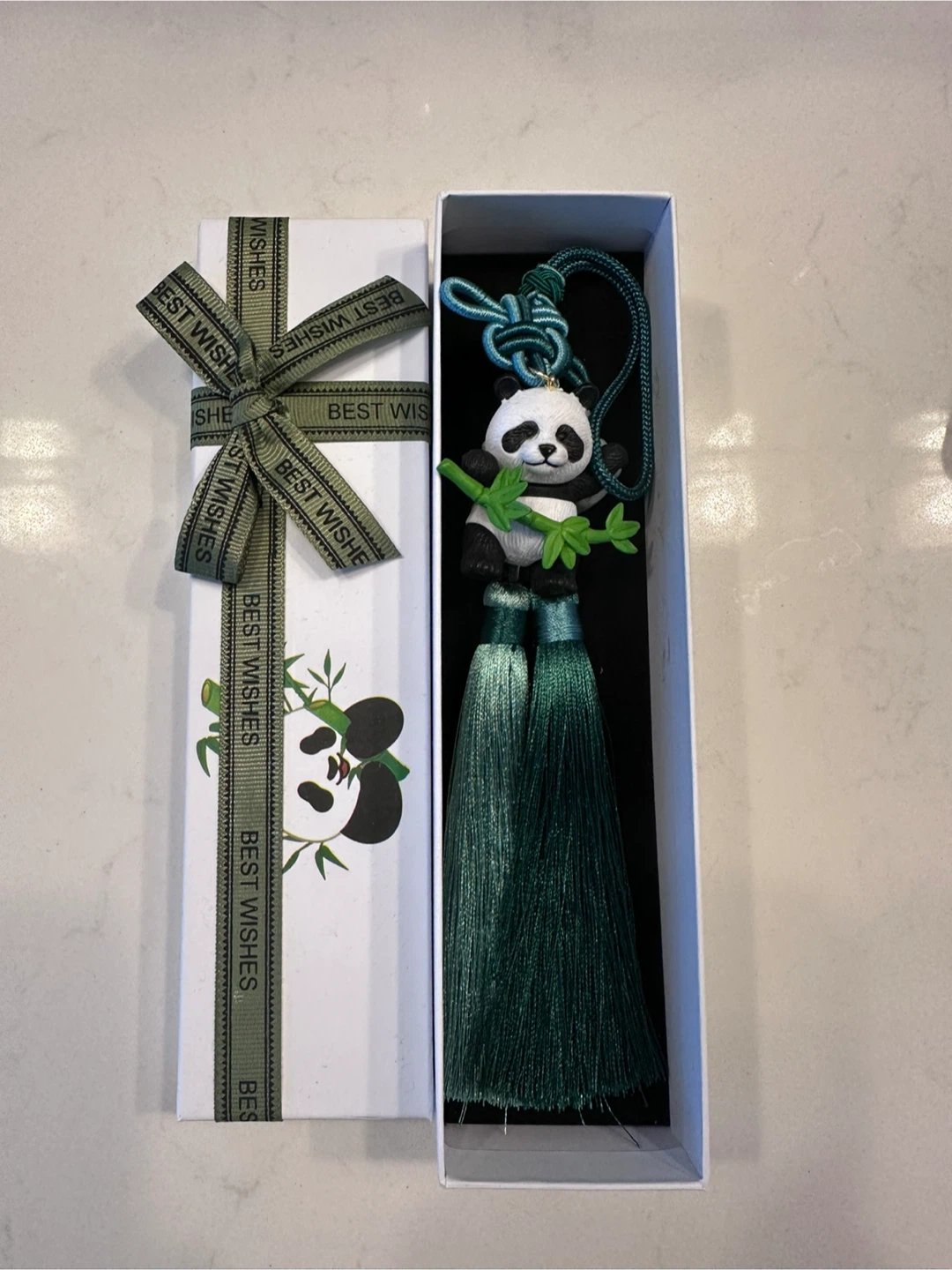 Brand new in box Panda Tassel Keychain