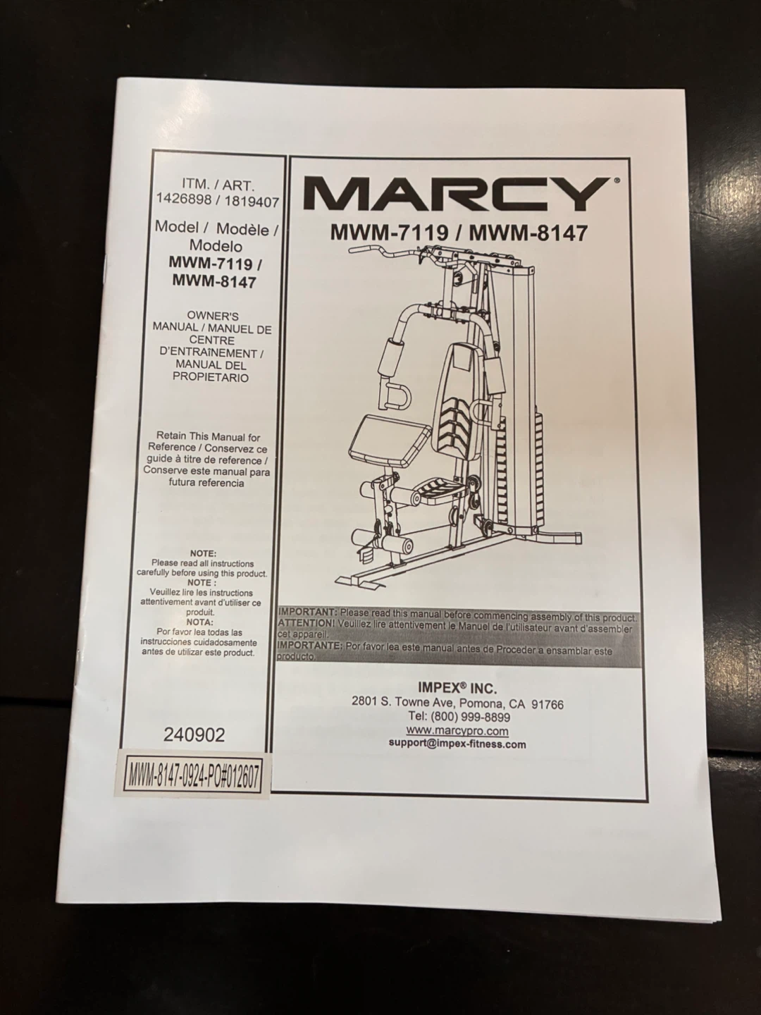 Marcy Home Universal Gym - photo 5