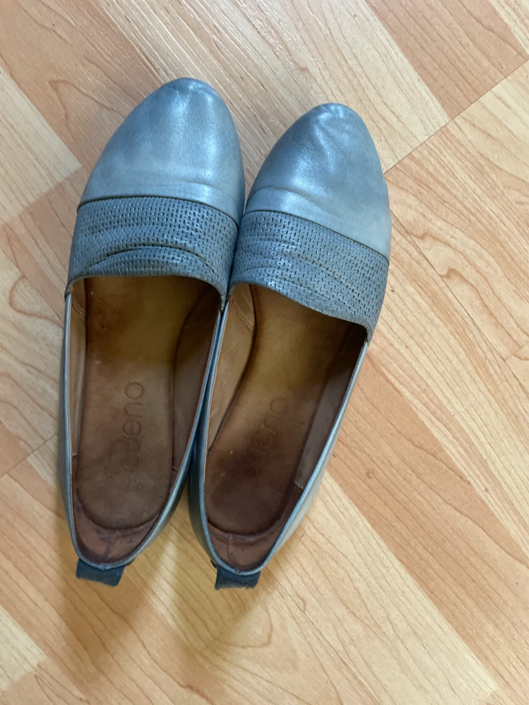 Bueno Blue Leather Loafers - photo 4