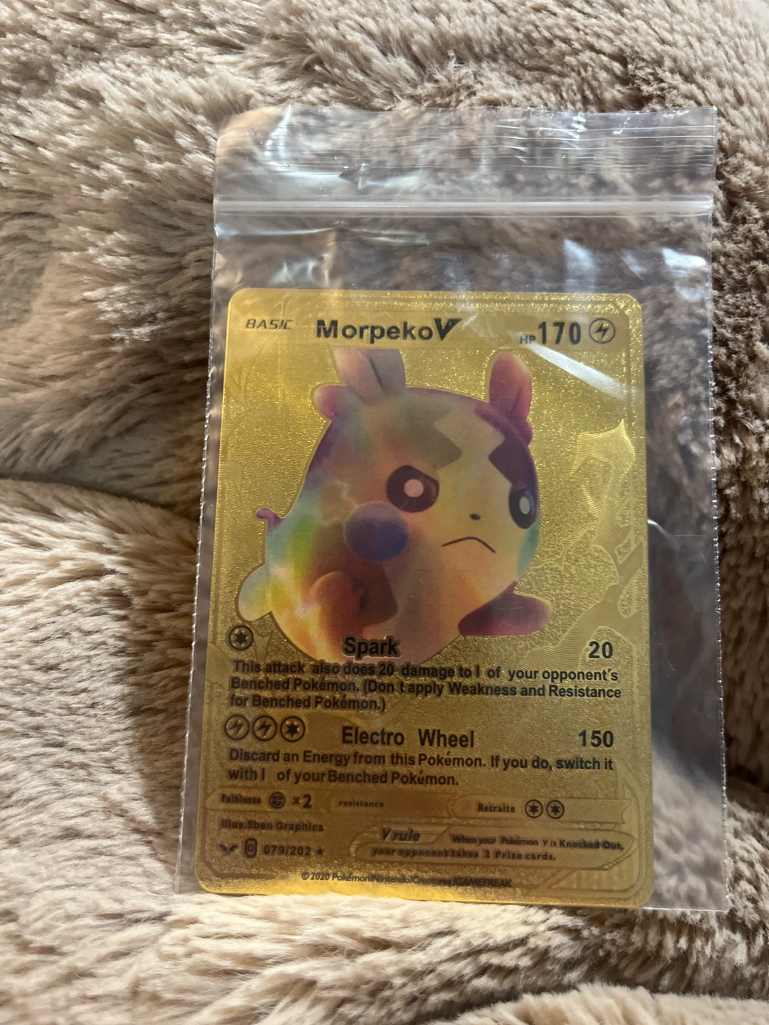 Pokémon Morpeko V Gold Card - photo 2