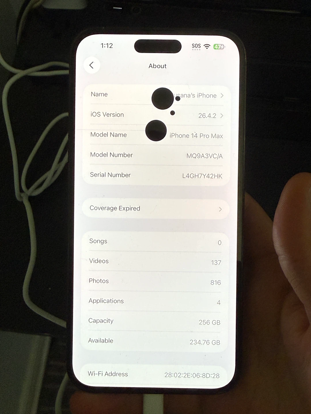 Apple iPhone 14 Pro Max 256GB 87% battery - photo 3