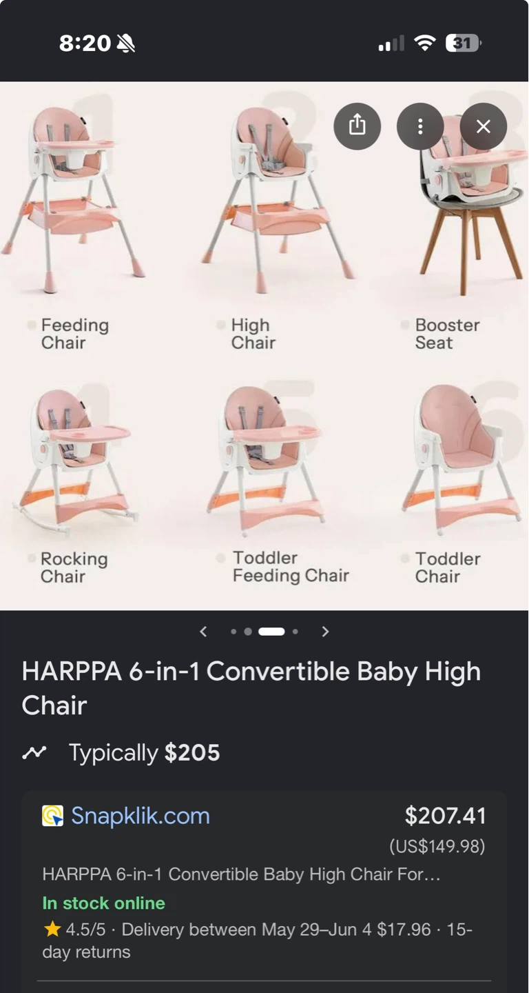 Baby High Chair green color - photo 2