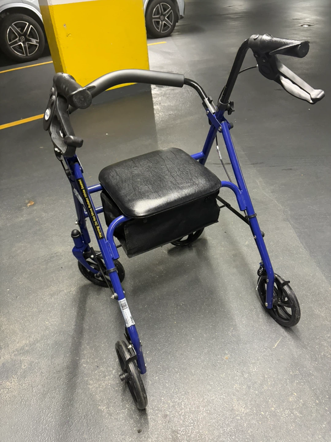 Drive Medical Blue Rollator Walker with Seat - photo 2