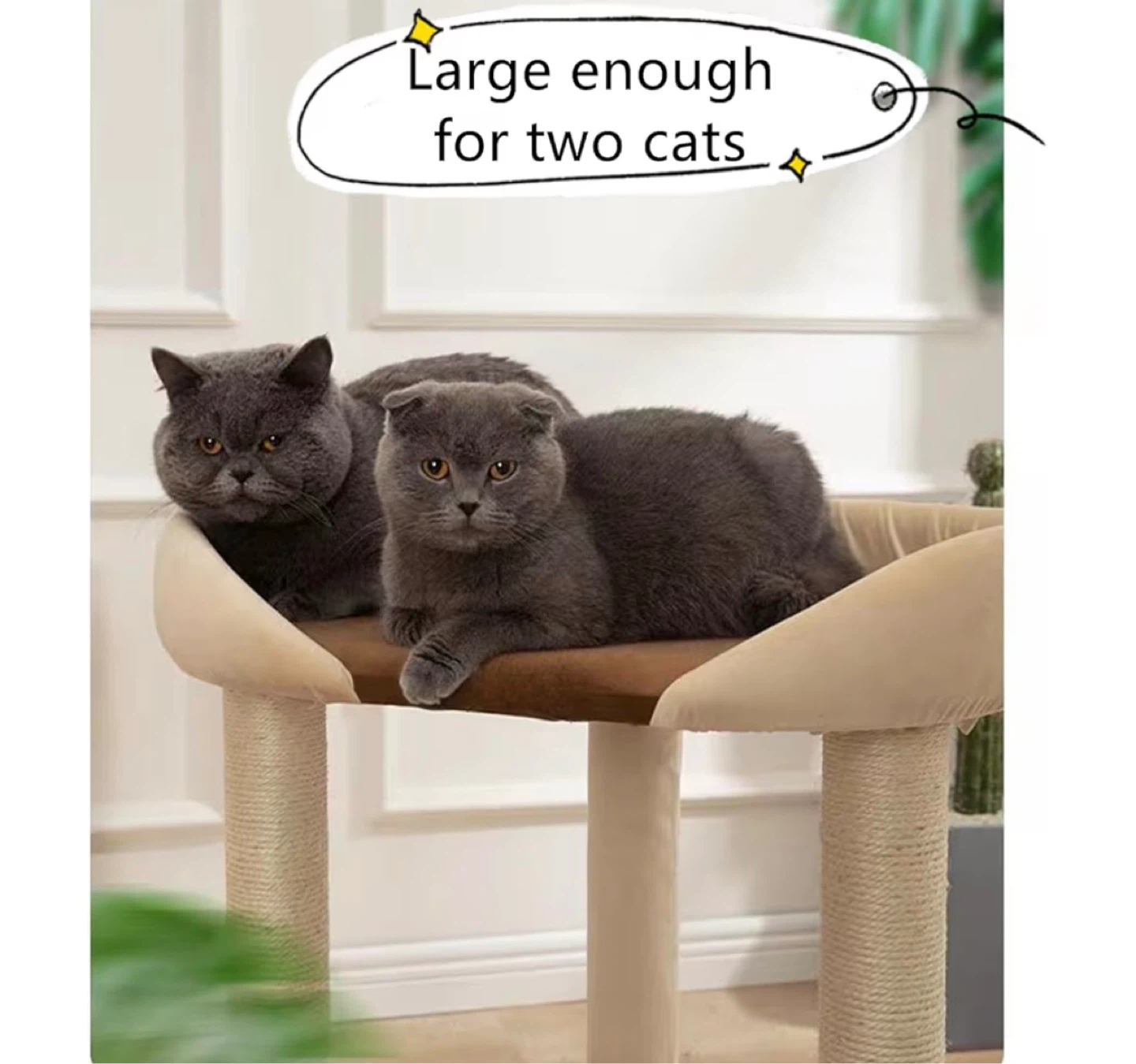 Cat Tree Condo with Scratching Posts - photo 4