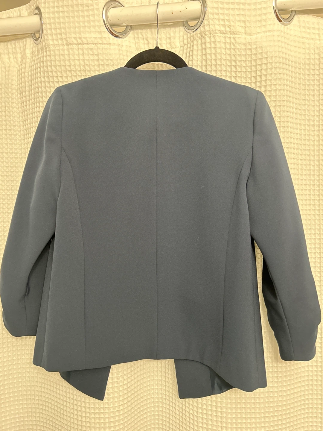 Atmosphere Navy Blue Ruched Sleeve Blazer - Size UK 10 - photo 3
