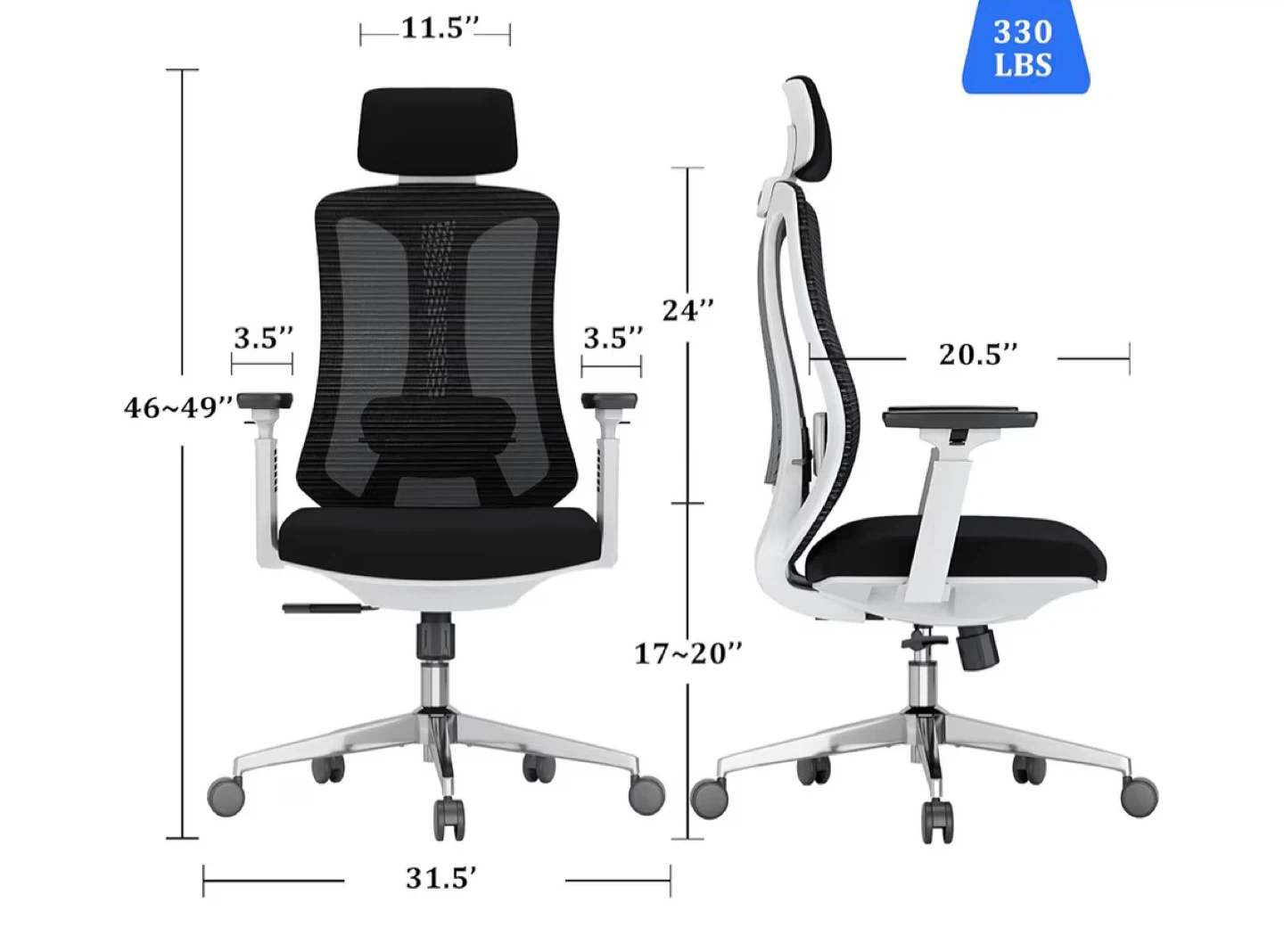 Ergonomic Mesh Office Chair - photo 3