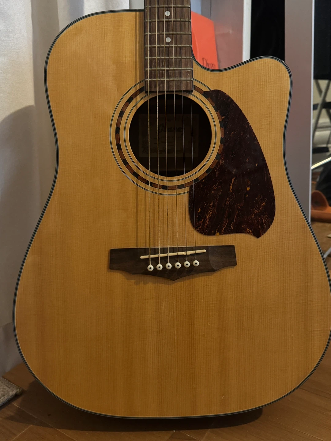 Ibanez FP5EC acoustic electric - missing preamp - photo 2