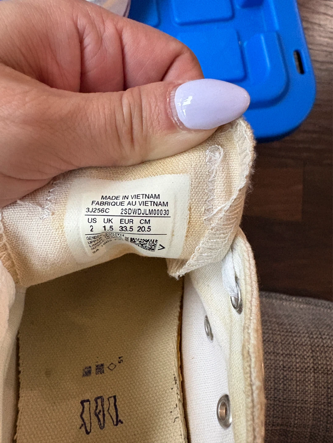 Converse All Star Kids Shoes Size 2 - photo 4