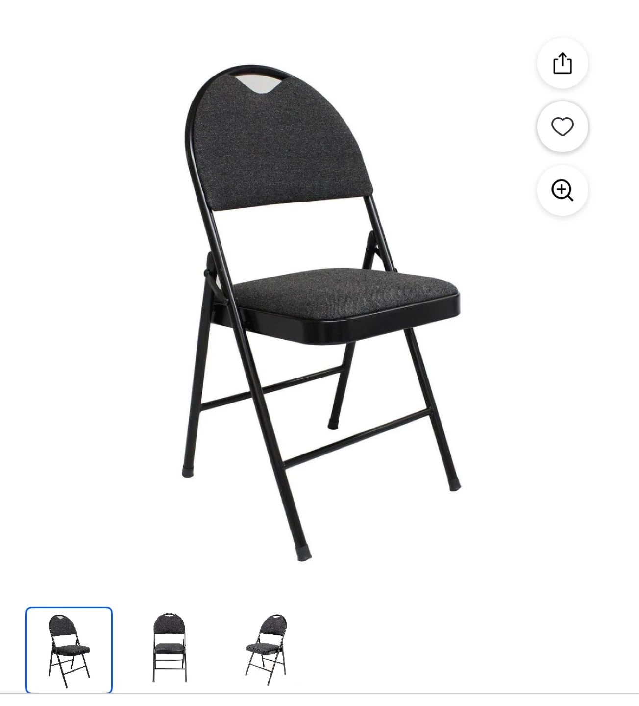 2X Folding Chair with Padded Seat