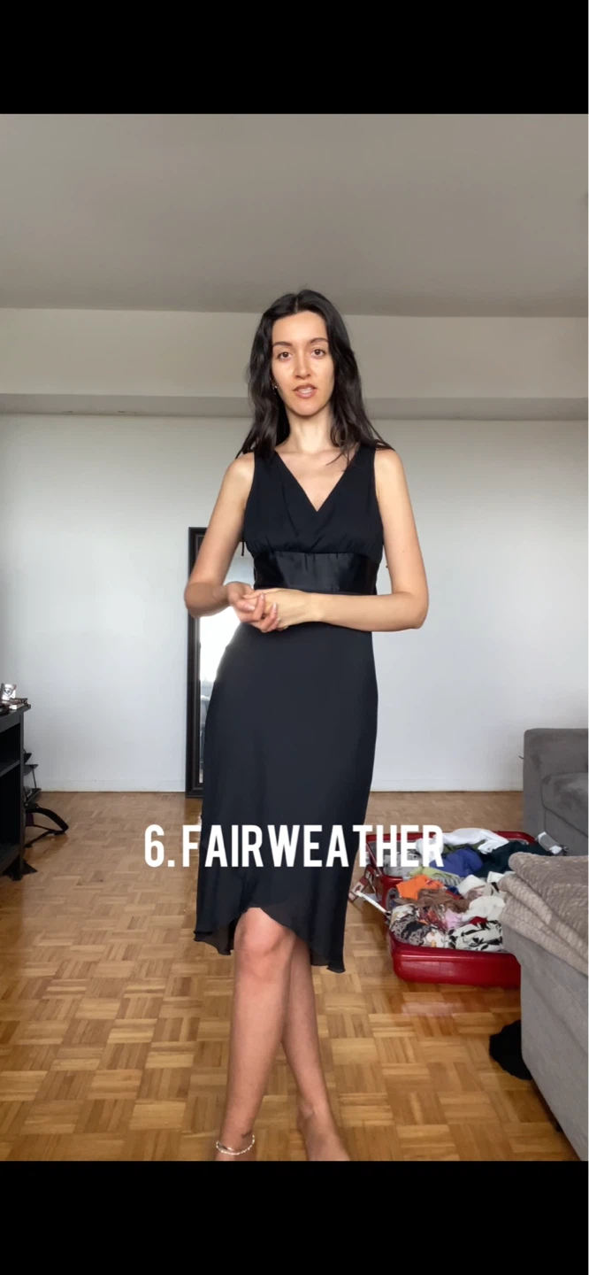 Fairweather Black Midi Dress