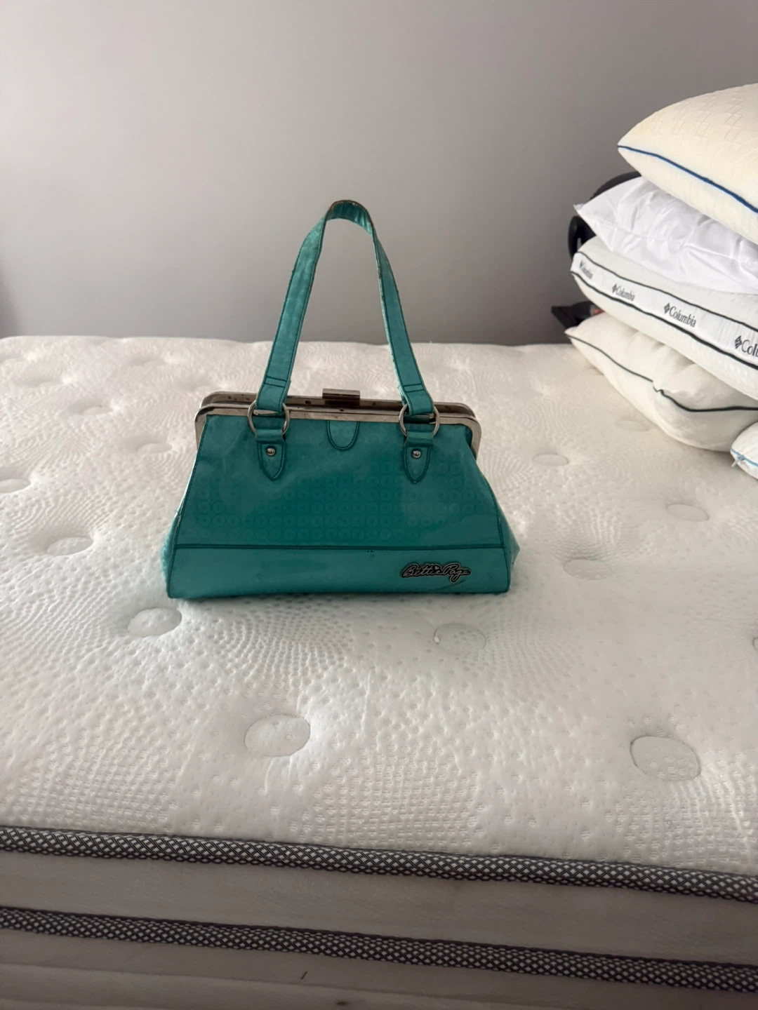 Sourpuss Teal Clasp Handbag - photo 5