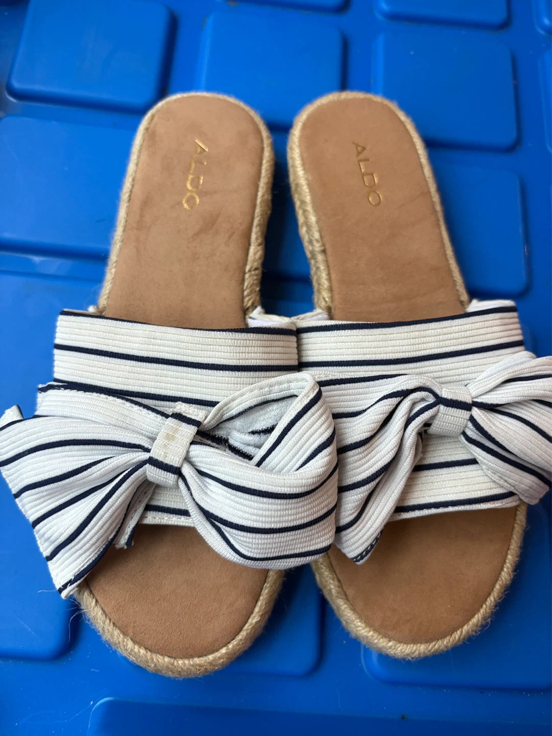 ALDO Striped Espadrille Sandals