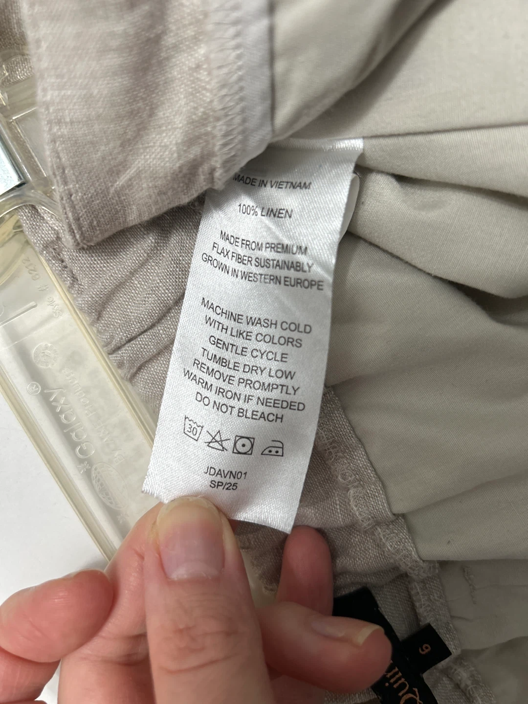 Quince 100% European Linen Pleated Trouser - Size 6 - photo 4