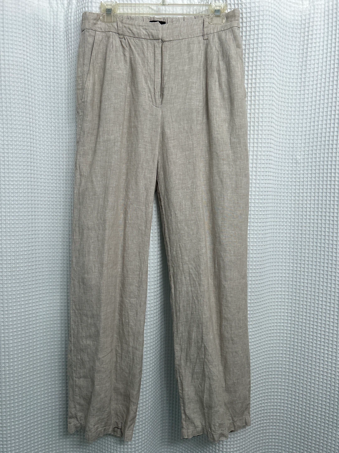 Quince 100% European Linen Pleated Trouser - Size 6