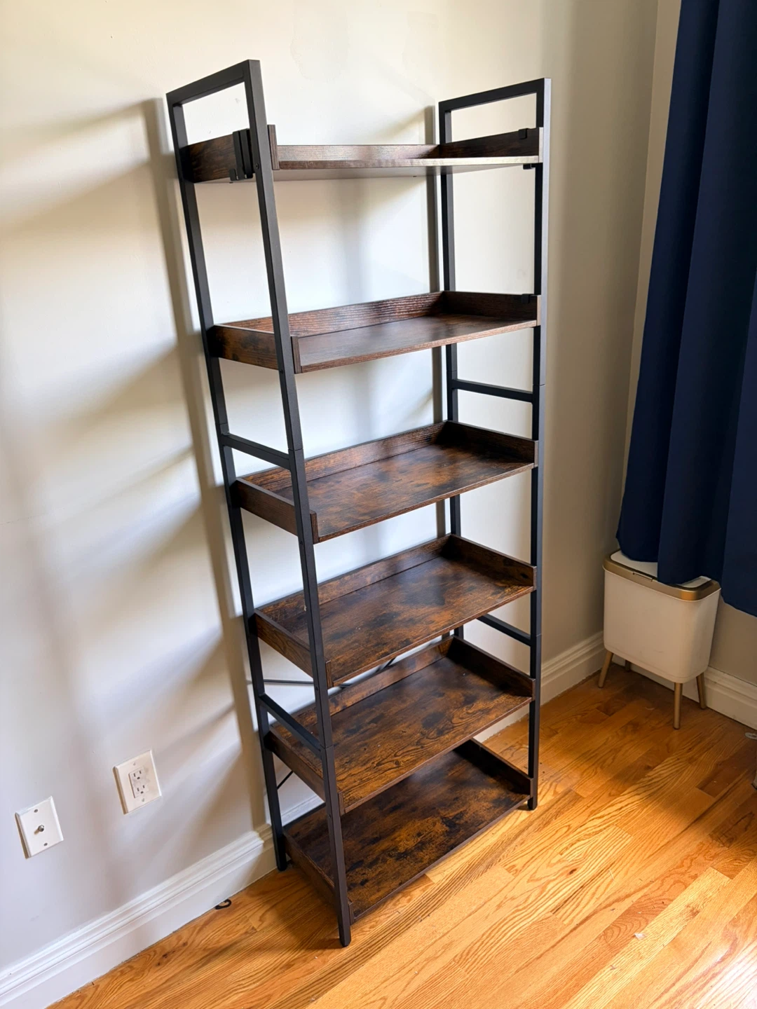 Tall Wooden Shelf - 5 Tier