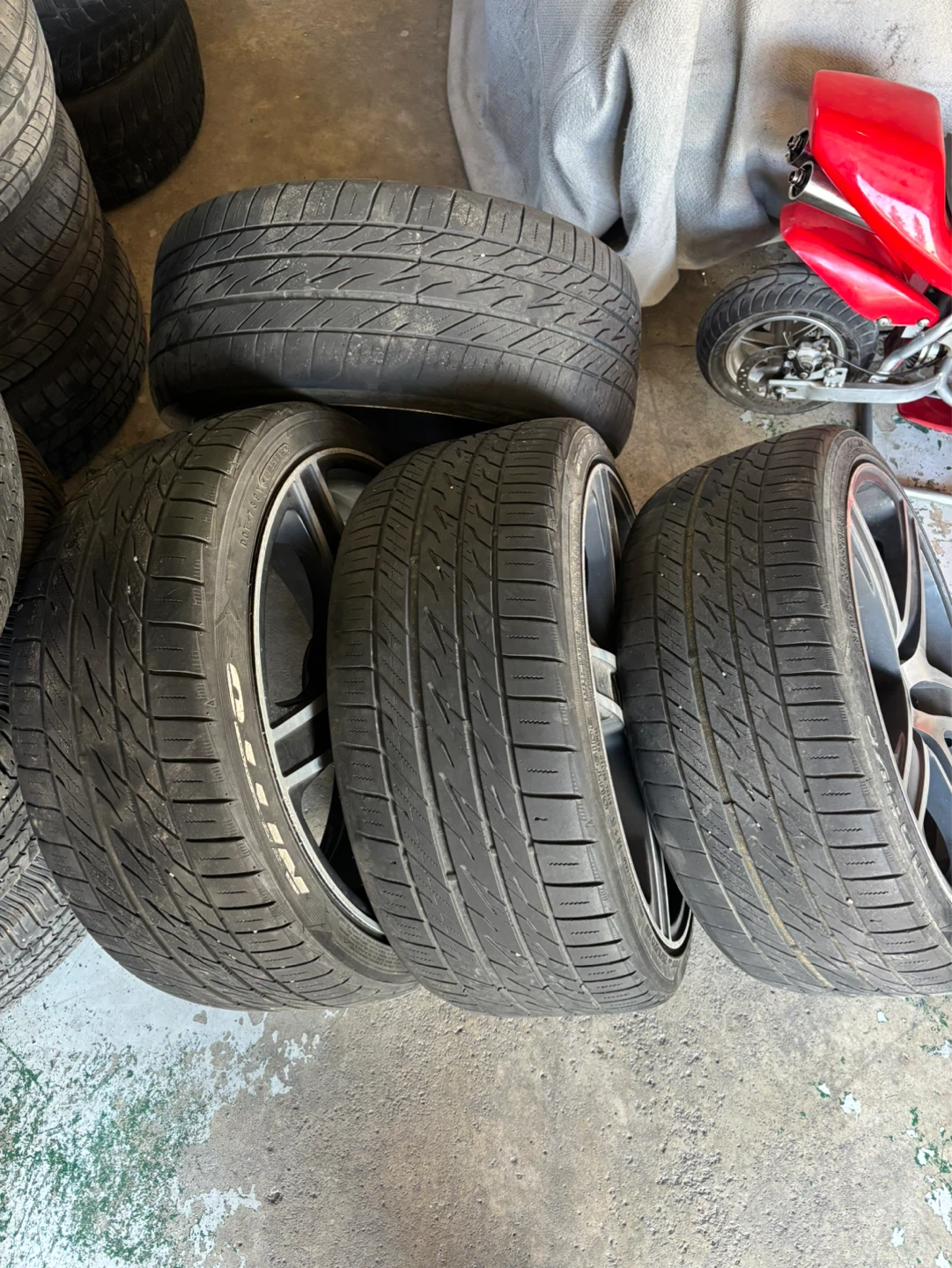 Set of 4 Alloy Wheels with Tires 235/35ZR19