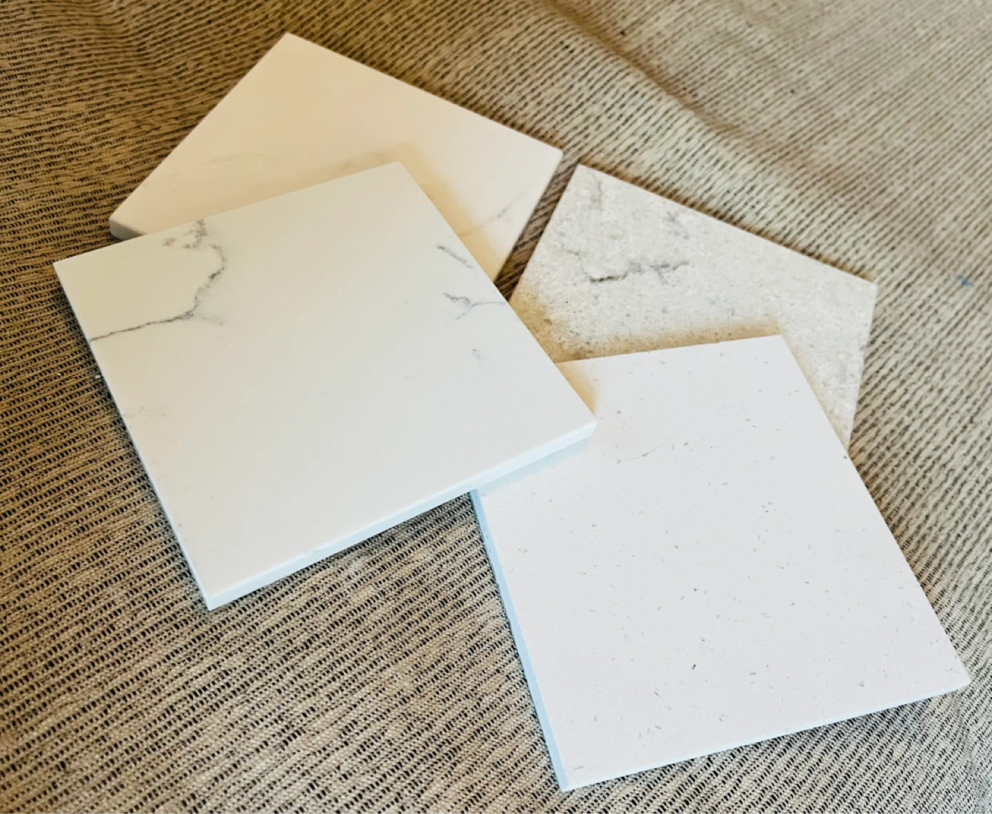 Polished Quartz Decorative Coasters