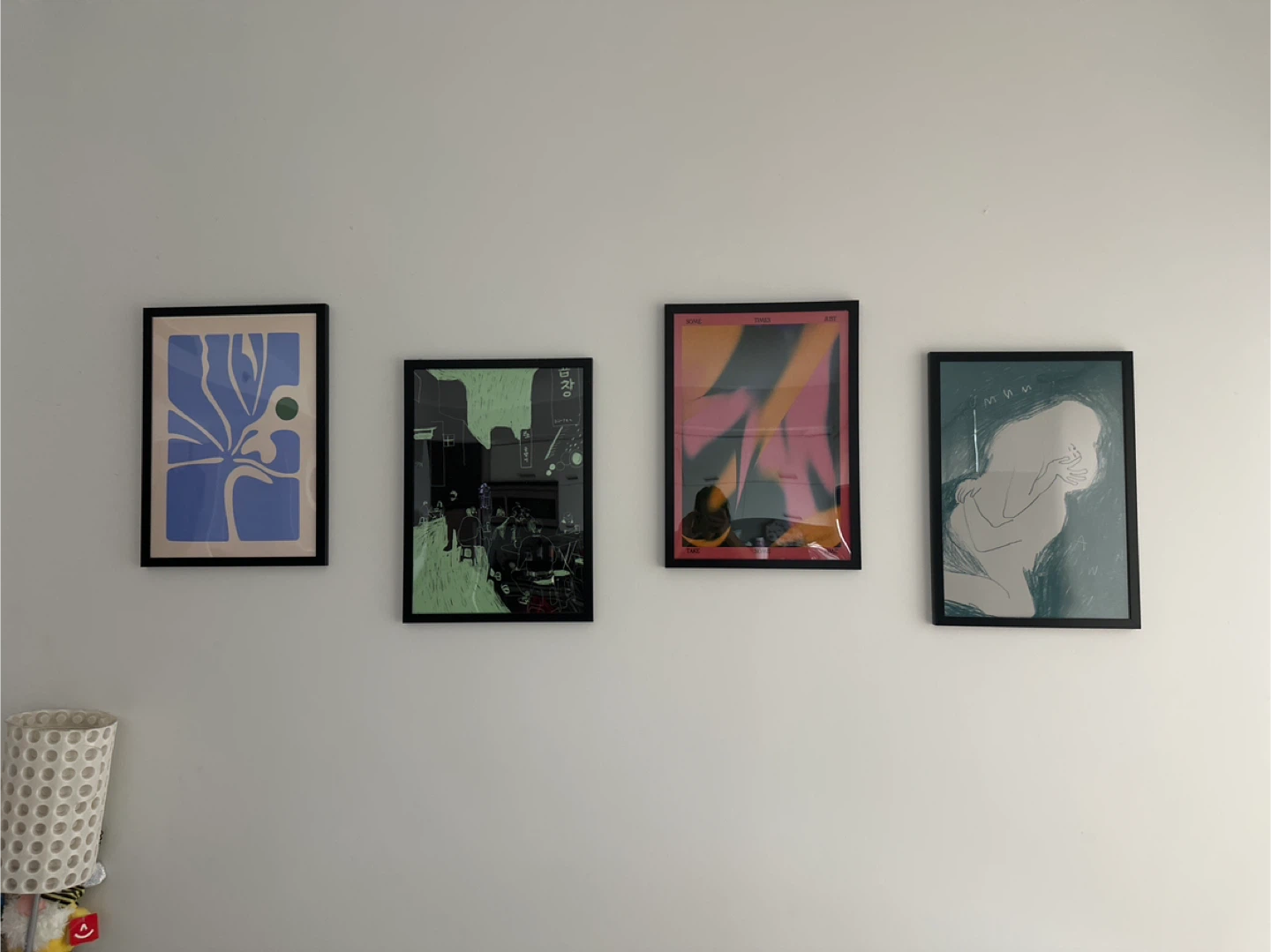 Set of 4 Framed Art Prints