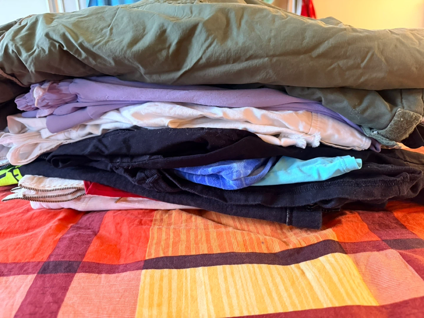 Bundle of assorted clothing items