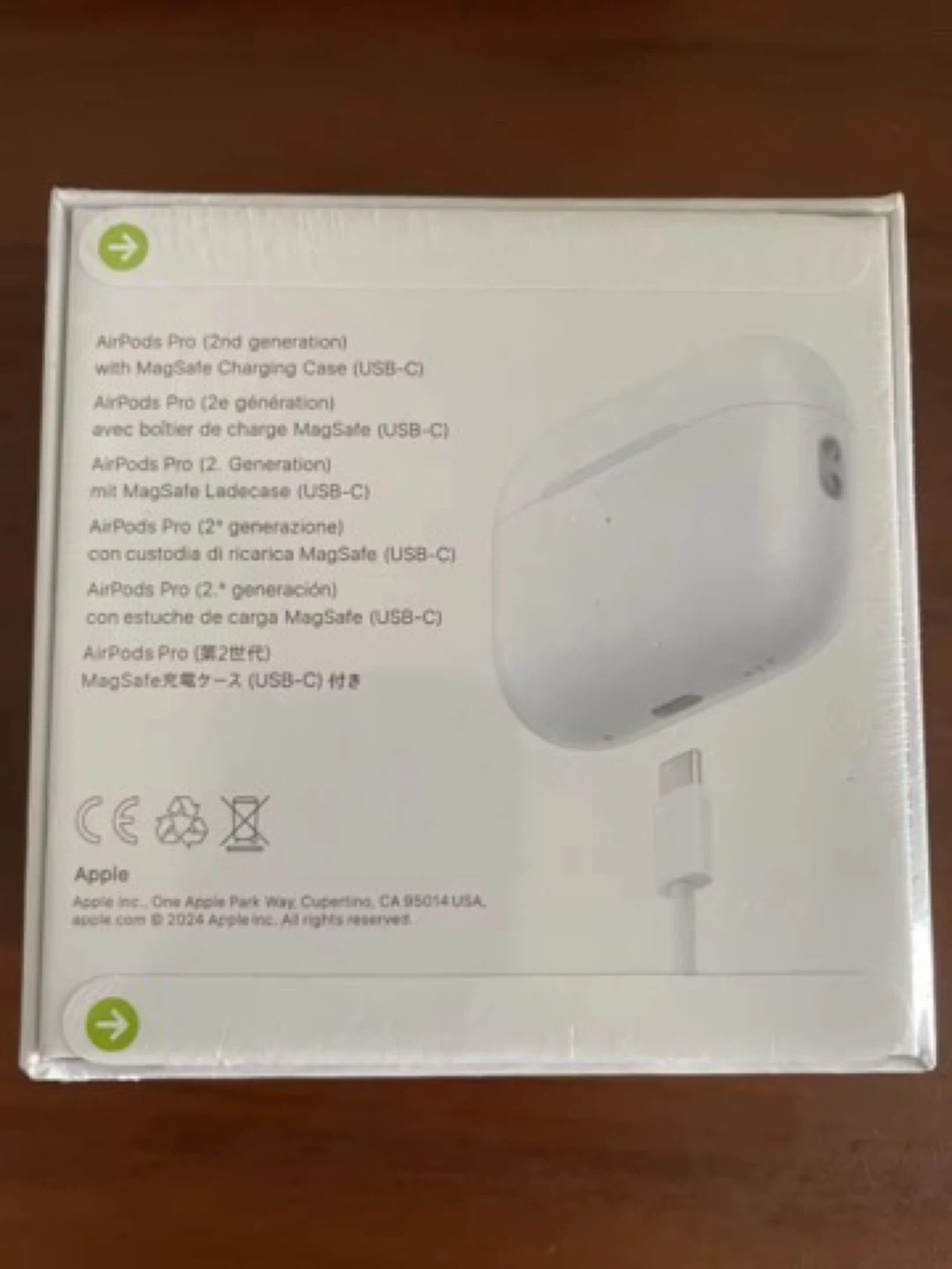 Apple AirPods Pro (2nd generation) with MagSafe Charging Case - photo 2