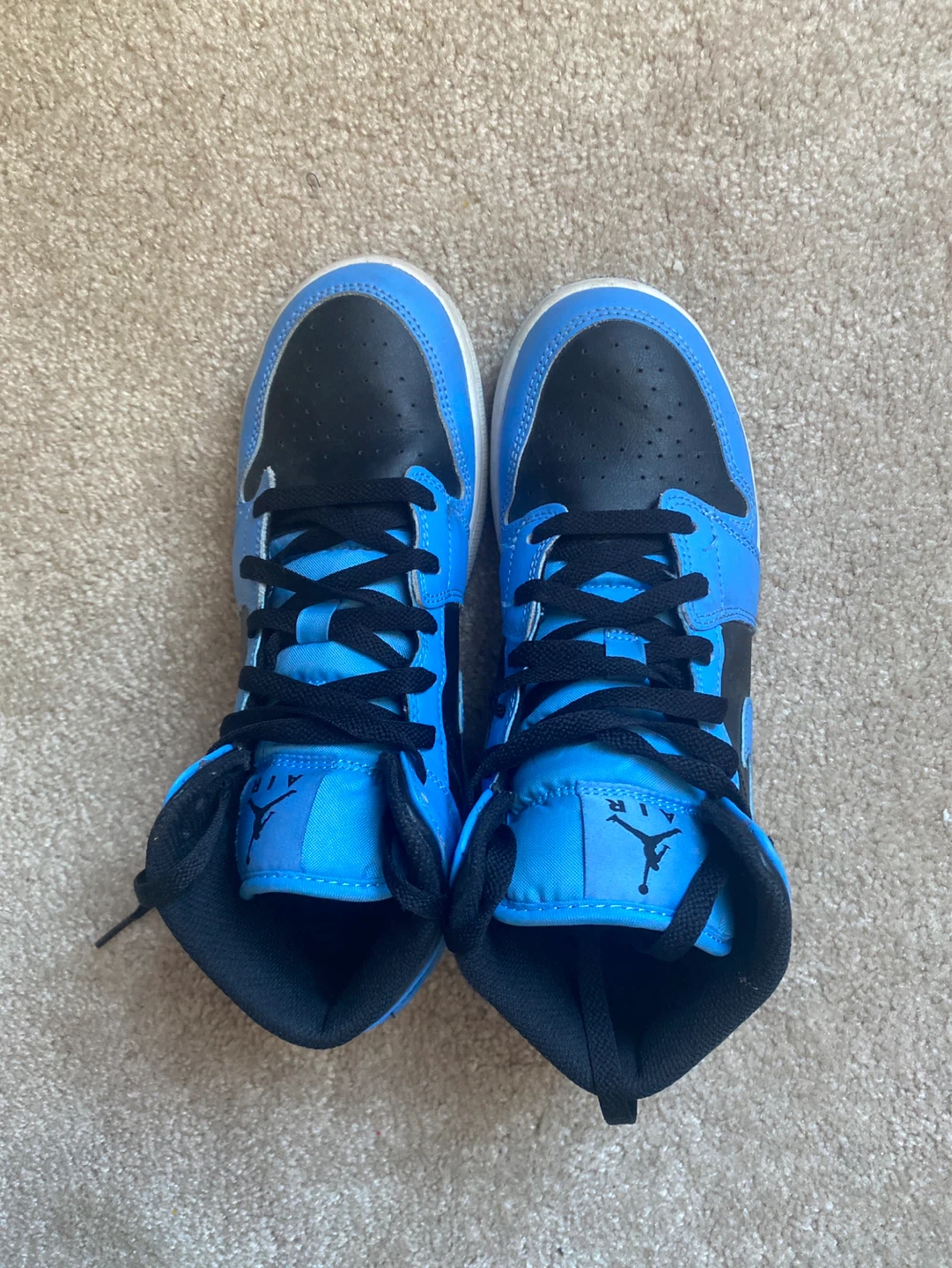 Air Jordan 1 Mid SE (GS) - Blue/Black - photo 4