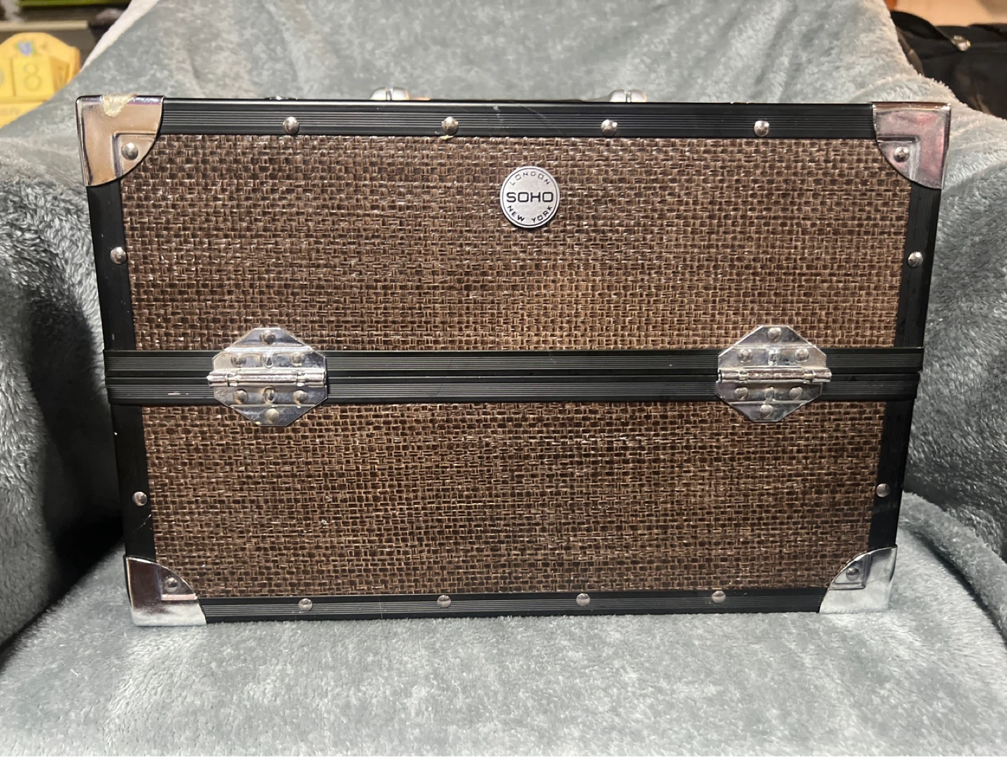 SOHO Train Case with Floral Interior